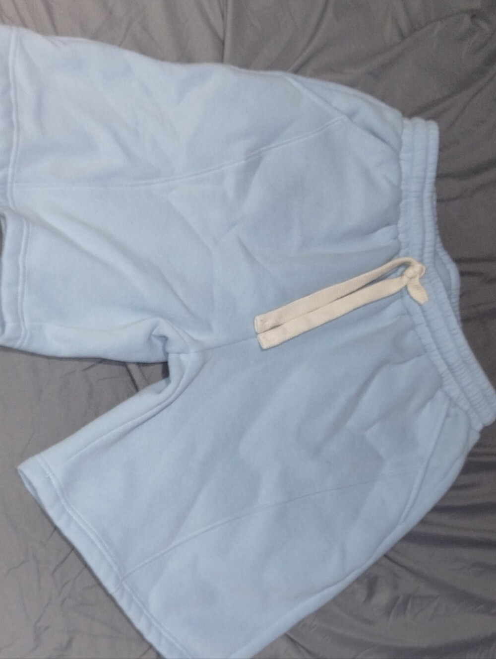 Source Unknown Light Blue Athletic Drawstring Men's Shorts